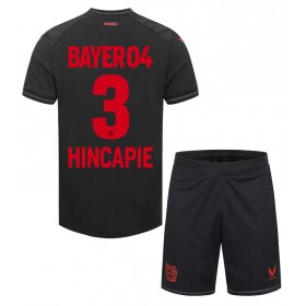 Bayer Leverkusen Piero Hincapie #3 Hemmakläder Barn 2023-24 Kortärmad (+ Korta byxor)